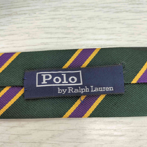 ポロバイラルフローレン Polo by RALPH LAUREN ストライプ柄 シルクネクタイ メンズ