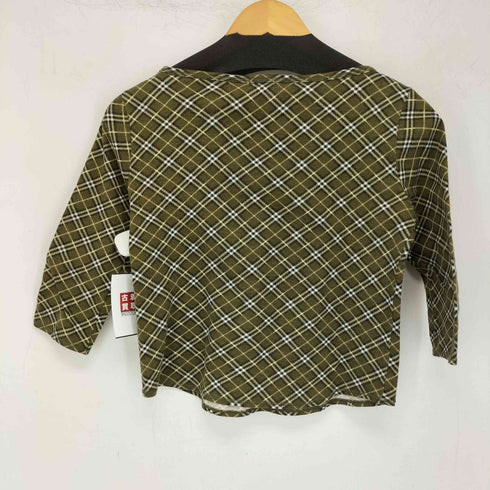 バーバリーブルーレーベル BURBERRY BLUE LABEL ワンポイント刺繍 ボートネック五分袖カットソー レディース M
