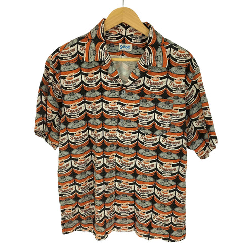 ショット Schott 総柄 S/S シャツ メンズ JPN:M