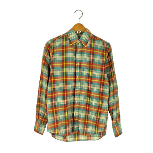 インディヴィジュアライズドシャツ individualized shirts STANDARD FIT マドラスチェック B.D L/S シャツ メンズ 14 1/2-32