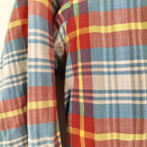 インディヴィジュアライズドシャツ individualized shirts STANDARD FIT マドラスチェック B.D L/S シャツ メンズ 14 1/2-32