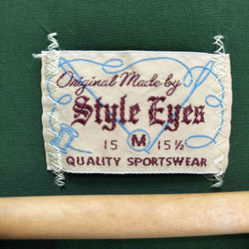 スタイルアイズ Style Eyes 8ボール刺繍 S/S 開襟 シャツ メンズ import:M