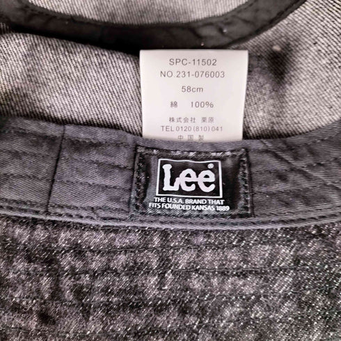 リー Lee デニムバケットハット メンズ 58cm