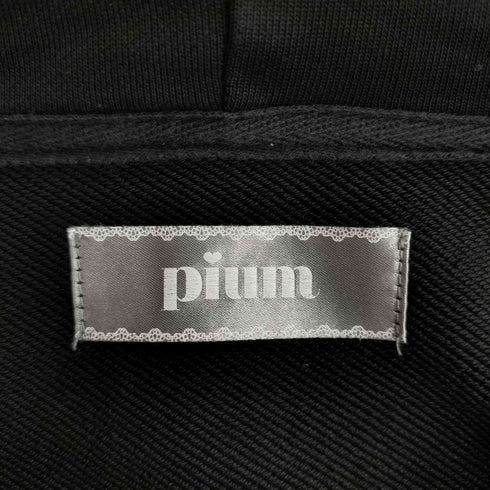 PIUM PAPILLON CAPTIF オーバーサイズジップパーカー レディース