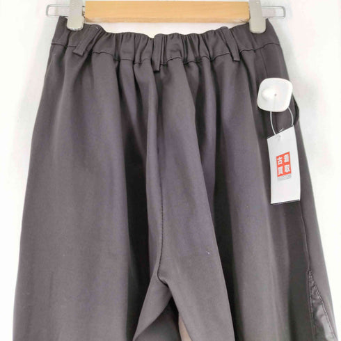 メタルバックルデザインパンツ レディース