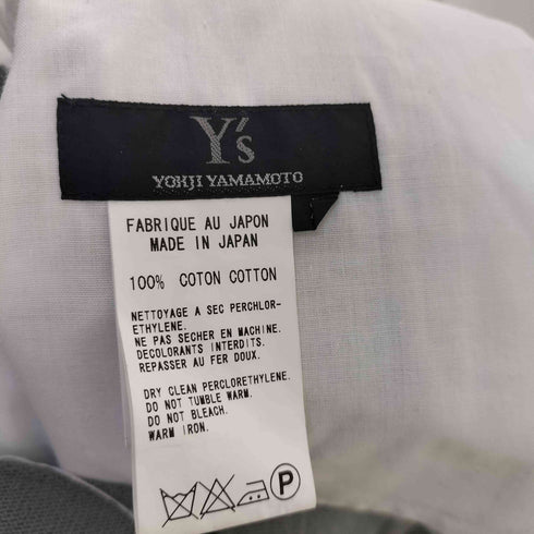 ワイズ Ys 15SS Cotton Deformed Sweat Wide Skirt Pants メンズ FREE