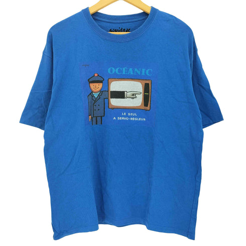 フォーワンセブンバイエディフィス 417 by EDIFICE SAVIGNAC 24ss 別注 French Company プリント Tシャツ メンズ JPN:M
