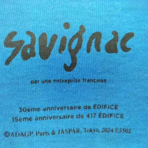 フォーワンセブンバイエディフィス 417 by EDIFICE SAVIGNAC 24ss 別注 French Company プリント Tシャツ メンズ JPN:M