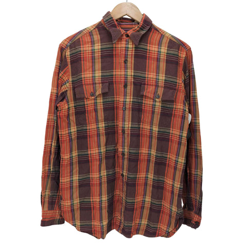 ポロバイラルフローレン Polo by RALPH LAUREN STANFIELD チンストラップ マチ付き L/S ワーク ネル シャツ メンズ import:M