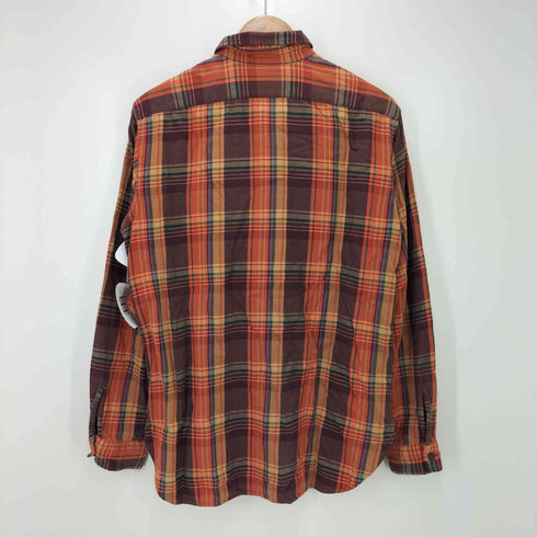 ポロバイラルフローレン Polo by RALPH LAUREN STANFIELD チンストラップ マチ付き L/S ワーク ネル シャツ メンズ import:M
