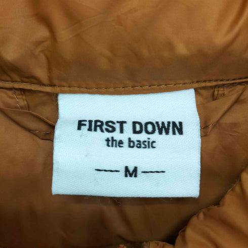 ファーストダウン FIRST DOWN ライトダウンベスト メンズ JPN:M