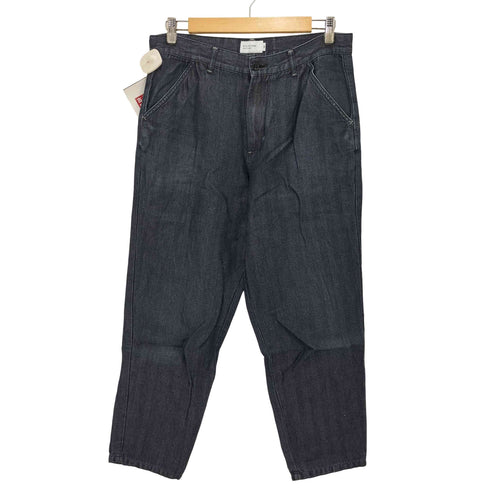 スティルバイハンド STILL BY HAND COTTON / LINEN STRIPE PANTS ヘリンボーン デニム パンツ メンズ JPN:46