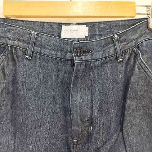 スティルバイハンド STILL BY HAND COTTON / LINEN STRIPE PANTS ヘリンボーン デニム パンツ メンズ JPN:46