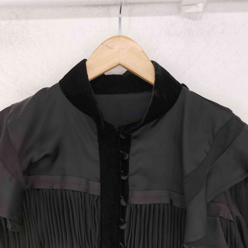 サカイ Sacai 18AW 異素材切替フリルブラウス レディース 1