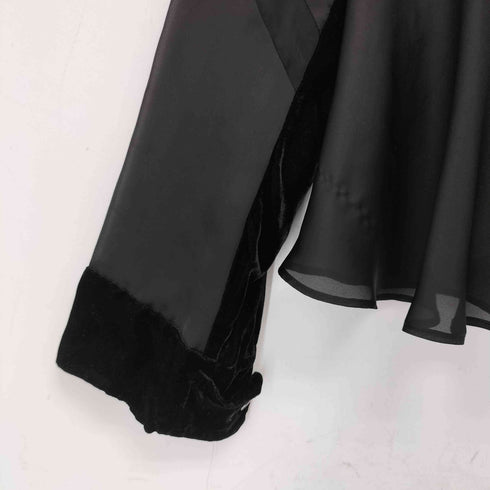 サカイ Sacai 18AW 異素材切替フリルブラウス レディース 1