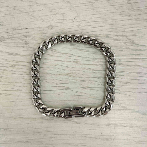 STAINLESS STEEL チェーンブレスレット メンズ