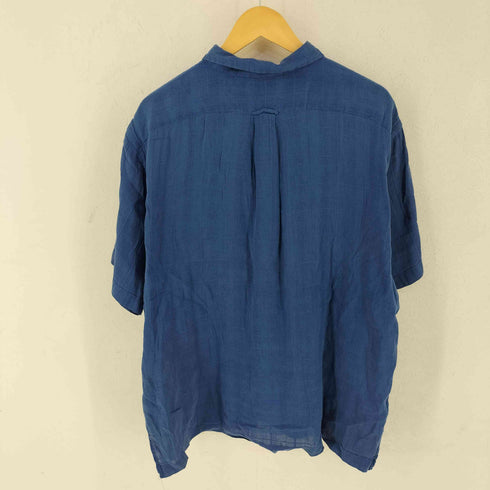 ポロバイラルフローレン Polo by RALPH LAUREN 90s CALDWELL リネン コットン オープンカラーシャツ メンズ XL