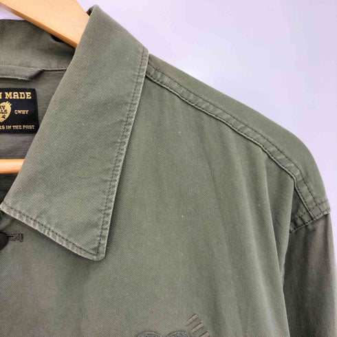 ヒューマンメイド HUMAN MADE 24aw Patched Military Shirt Olive Drab メンズ JPN:XL