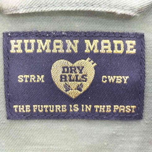 ヒューマンメイド HUMAN MADE 24aw Patched Military Shirt Olive Drab メンズ JPN:XL