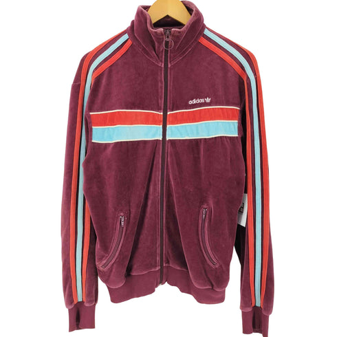 アディダス adidas 復刻 万国旗タグ ベロアトラックジャケット メンズ M