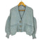 ザラ ZARA ラインストーンリボンニットカーディガン レディース import:M