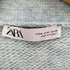 ザラ ZARA ラインストーンリボンニットカーディガン レディース import:M