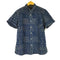 バナナリパブリック BANANA REPUBLIC S/S 総柄 インディゴシャツ メンズ JPN:L
