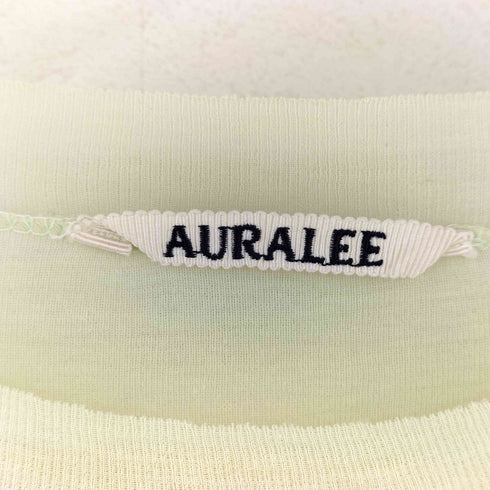 オーラリー AURALEE GIZA SUPER HIGH GAUGE SHEER RIB L/S TEE レディース JPN:1