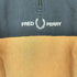 フレッドペリー FRED PERRY Colour Block Half Zip Sweat Court Clay カラーブロック ハーフジップスウェット メンズ import:S