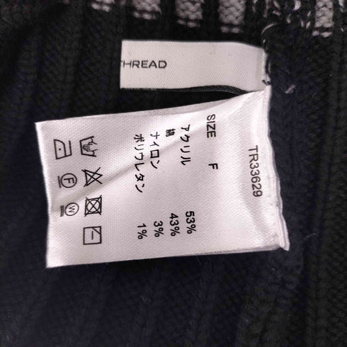 THEREDTHREAD S bicolor knit dress レディース FREE