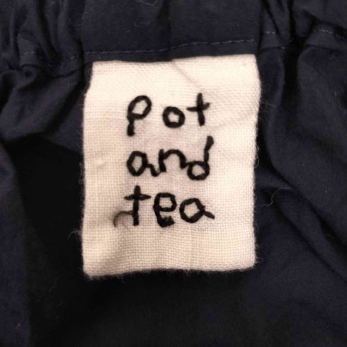 pot and tea スモックボリュームログワンピース レディース FREE