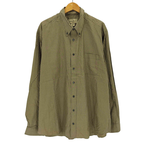 エディーバウアー Eddie Bauer 00s WRINKLE RESISTANT ボタンダウンシャツ メンズ XL