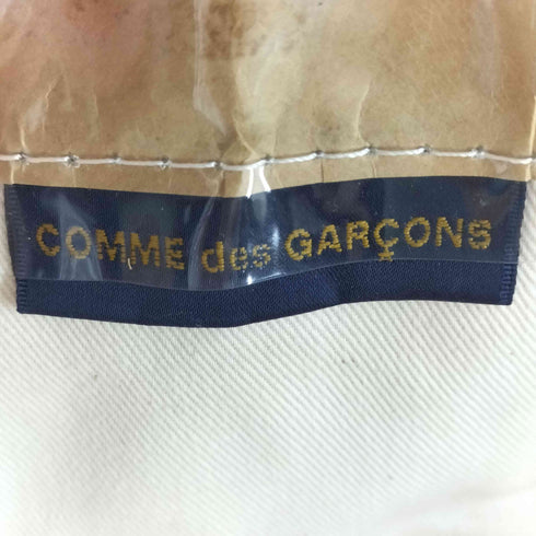 コムデギャルソン COMME des GARCONS PVCクラフトペーパービニールトートバッグ メンズ