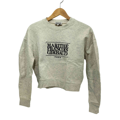 マリテフランソワジルボー MARITHE FRANCOIS GIRBAUD CLASSIC LOGO CROP SWEATSHIRT レディース import:S