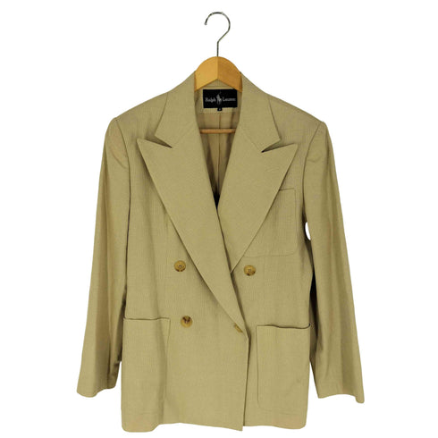 ラルフローレン RALPH LAUREN レーヨンウール ダブルブレストジャケット レディース JPN:9号