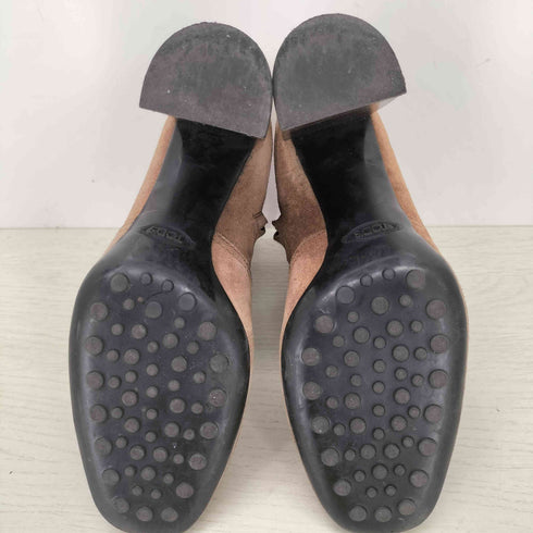 トッズ TOD’S スエードショートブーツ レディース 37