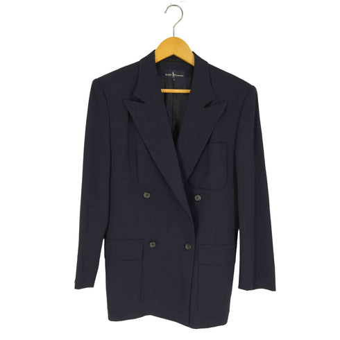 ラルフローレン RALPH LAUREN ウール ダブルブレストジャケット レディース JPN:11号