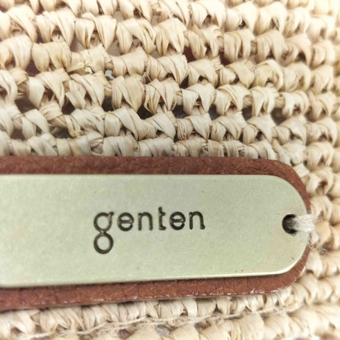 ゲンテン genten リネン 麦わら キャップ レディース