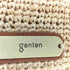 ゲンテン genten リネン 麦わら キャップ レディース