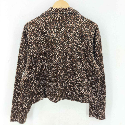 CLIO USA製 レオパード柄 L/S シャツジャケット レディース