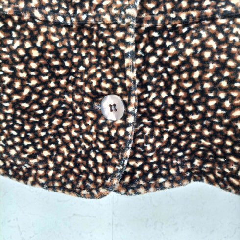 CLIO USA製 レオパード柄 L/S シャツジャケット レディース