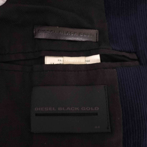 ディーゼルブラックゴールド DIESEL BLACK GOLD コーデュロイ2Bテーラードジャケット メンズ