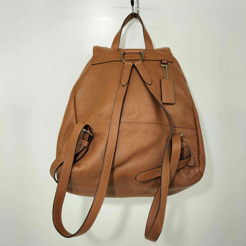 コーチ COACH TURNLOCK RUCKSACK IN PEBBLE LEATHER ターンロック ラックサック ペブルド レザー レディース