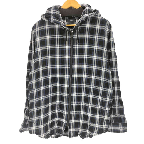 ディーゼル DIESEL ジップアップフランネルシャツパーカー メンズ M