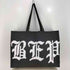 ブラックアイパッチ Black Eye Patch 26ss 3 LETTER OE 2 WAY TOTE BLACK メンズ ONE SIZE