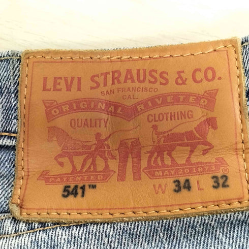 リーバイス Levis メキシコ製 541 WHITE OAK ジップフライ ストレートデニム メンズ W34 L32