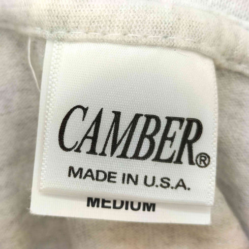 キャンバー CAMBER USA製 モックネック 長袖カットソー メンズ import:M