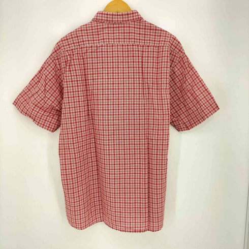 Drachten コットン チェック 半袖 チロリアンシャツ メンズ import:XL