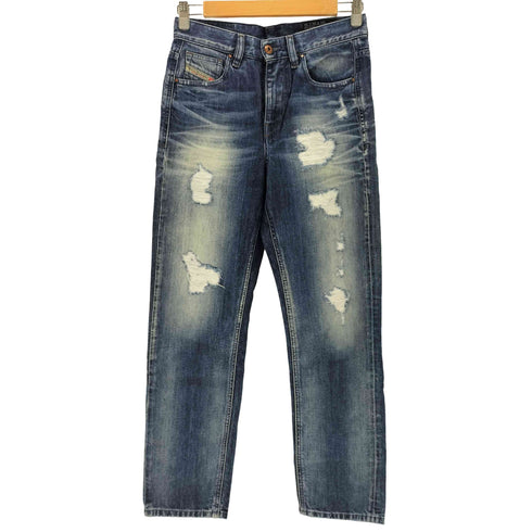 ディーゼル DIESEL kameron ダメージ加工スリムフィットデニム レディース W26L30