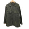 ユーエスアーミー U.S. ARMY OG-107 UTILITY SHIRT ユーティリティー ミリタリー シャツ 後染め 袖レザーパイピング メンズ